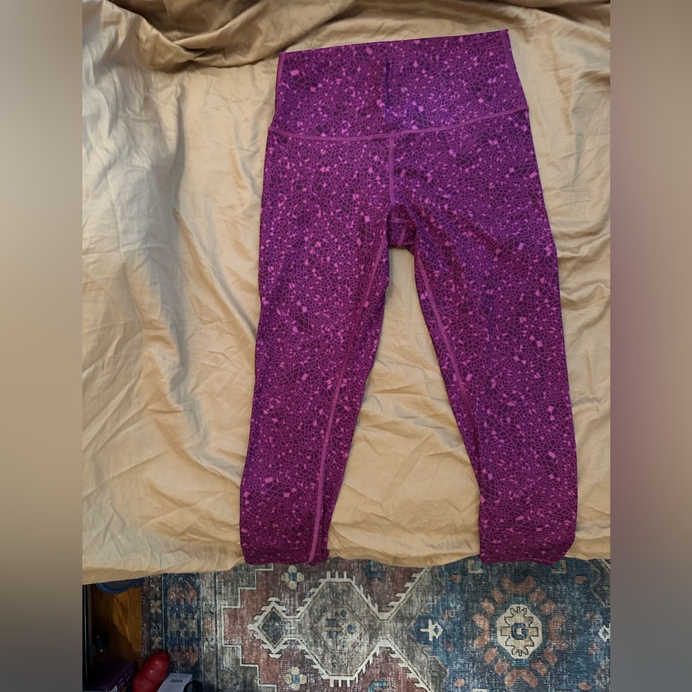 Fuchsia Lululemon Yoga Pants Size 8